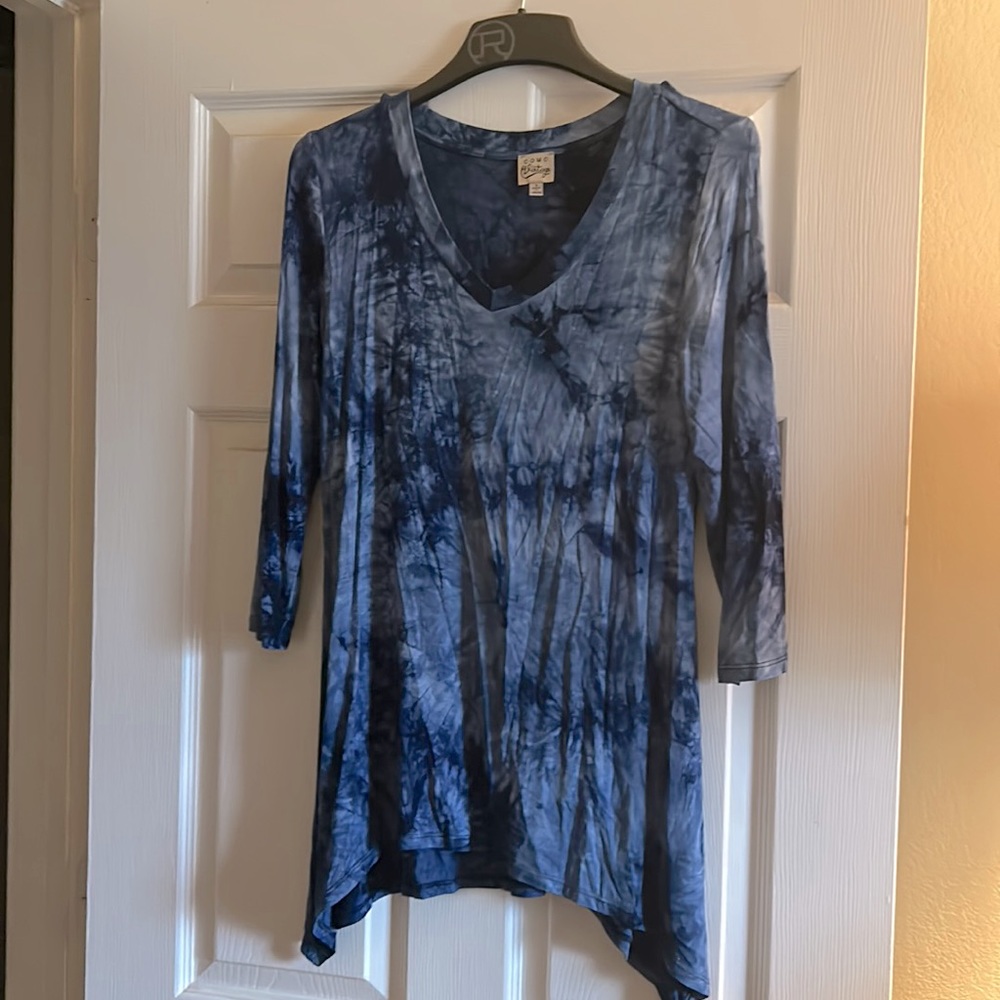 Blue Tunic Top
